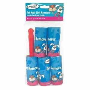 5 PACK ROLLS STICKY LINT REMOVER ROLLER CAT PET DOG HAIR DIRT CLOTHES UK SELLER